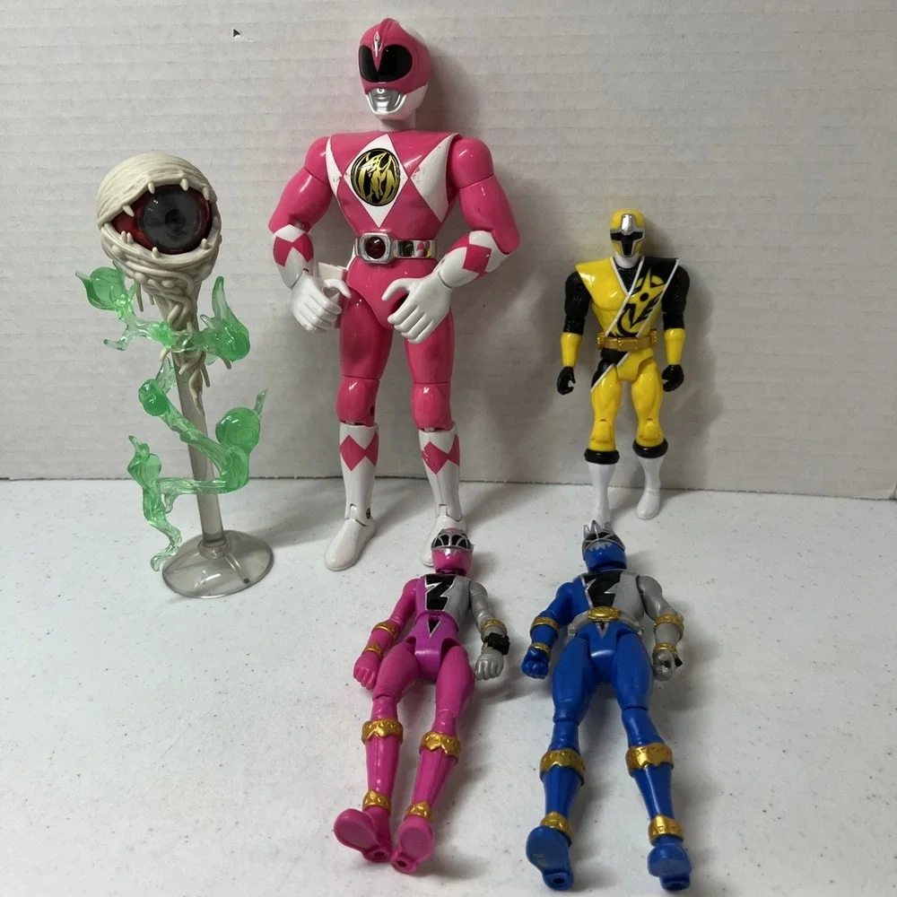 Power Rangers Dino Fury, Karate Kick, Eye Lot of 5 Action Figures Hasbro